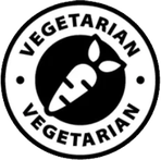 A vegetarian seal shown in the Alpha Erec listing artwork