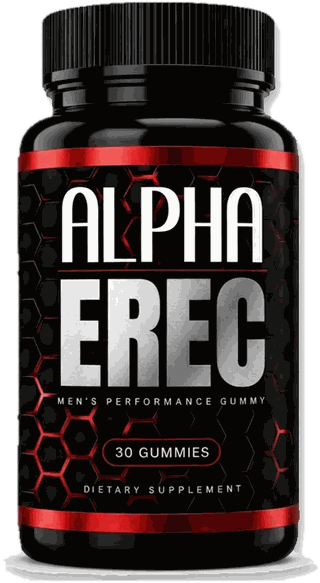The front of the Alpha Erec Men's Performance Gummy bottle, used here to show what a batch check can read